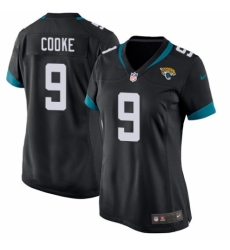 Women's Nike Jacksonville Jaguars #9 Logan Cooke Game Teal Green Team Color NFL Jersey