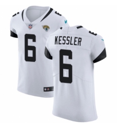 Men's Nike Jacksonville Jaguars #6 Cody Kessler White Vapor Untouchable Elite Player NFL Jersey
