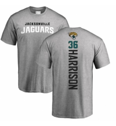 NFL Nike Jacksonville Jaguars #36 Ronnie Harrison Ash Backer T-Shirt