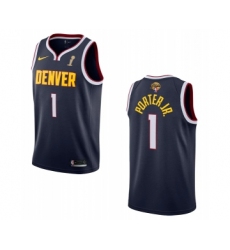 Men's Denver Nuggets #1 Michael Porter Jr. Navy 2023 Finals Champions Icon EditionStitched Basketball Jersey