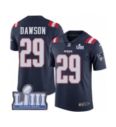 Youth Nike New England Patriots #29 Duke Dawson Limited Navy Blue Rush Vapor Untouchable Super Bowl LIII Bound NFL Jersey