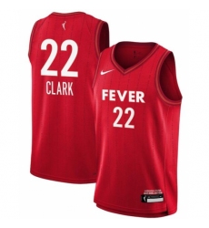 Men Indiana Fever Caitlin Clark #22 Red Stitched Basketball WNBA Jersey