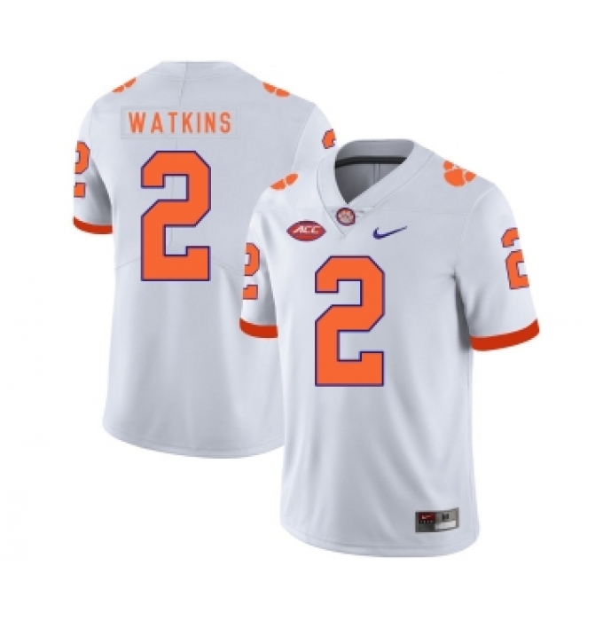 Clemson Tigers 2 Sammy Watkins White Nike College Football Jersey