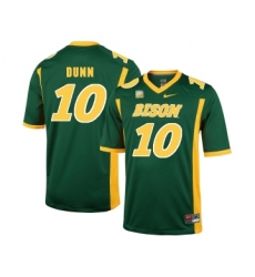 North Dakota State Bison 10 Lance Dunn Green College Football Jersey