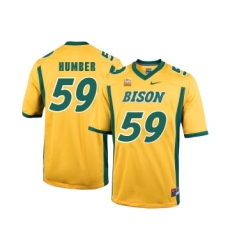 North Dakota State Bison 59 Ramon Humber Gold College Football Jersey