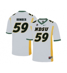 North Dakota State Bison 59 Ramon Humber White College Football Jersey