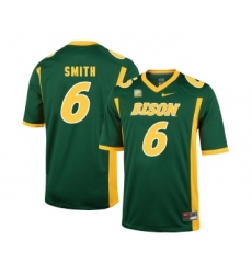 North Dakota State Bison 6 Zach Smith Green College Football Jersey