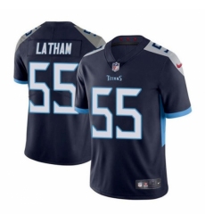 Youth Tennessee Titans #55 JC Latham Navy 2024 Draft Vapor Limited Stitched Football Jersey