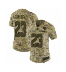 Women's Jacksonville Jaguars #23 Ryquell Armstead Limited Camo 2018 Salute to Service Football Jersey