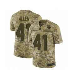 Youth Jacksonville Jaguars #41 Josh Allen Limited Camo 2018 Salute to Service Football Jersey