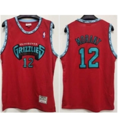 Men's Memphis Grizzlies #12 Ja Morant Red Stitched Jersey