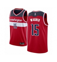 Youth Washington Wizards #15 Moritz Wagner Swingman Red Basketball Jersey - Icon Edition