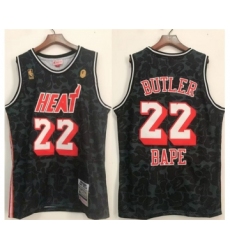 Men's Miami Heat #22 Jimmy Butler Black Stitched Jersey