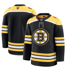 Men's Boston Bruins Blank Black 2024-25 Home Stitched Hockey Jersey