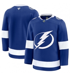 Men's Tampa Bay Lightning Blank Blue 2024-25 Home Stitched Hockey Jersey