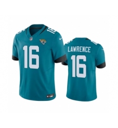 Men's Jacksonville Jaguars #16 Trevor Lawrence Teal 2023 F.U.S.E Vapor Untouchable Limited Stitched Jersey