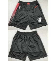 Men's Miami Heat Black Shorts