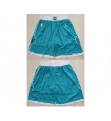 Men's Charlotte Hornets Aqua Mitchell & Ness Shorts (Run Small)