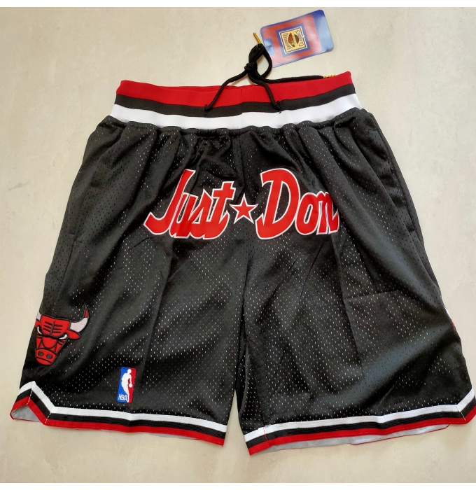 Men's Chicago Bulls Black Shorts
