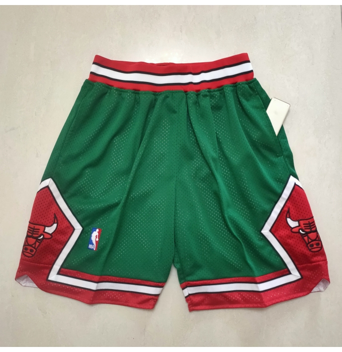 Men's Chicago Bulls Green Shorts