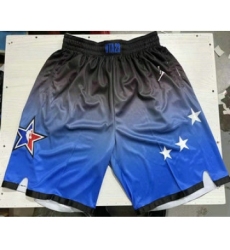 Men's 2023 All Star Blue With Game Swingman Hot Press Shorts