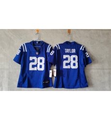 Youth Indianapolis Colts #28 Jonathan Taylor Blue 2024 F.U.S.E. Vapor Untouchable Limited Stitched Football Jersey