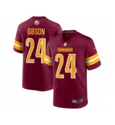 Men's Washington Commanders #24 Antonio Gibson 2022 Burgundy Game Stitched Jersey Men's Washington Commanders #24 Antonio Gibson 2022 Burgundy Game Stitched Jersey