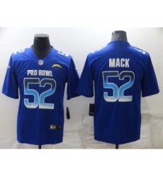 Men's Los Angeles Chargers #52 Khalil Mack Royal Pro Bowl Stitched Jersey Men's Los Angeles Chargers #52 Khalil Mack Royal Pro Bowl Stitched Jersey