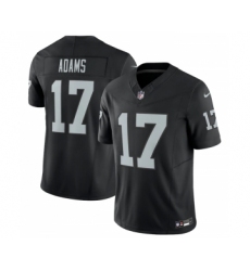 Men's Las Vegas Raiders #17 Davante Adams Black 2023 F.U.S.E Vapor Untouchable Stitched Football Jersey