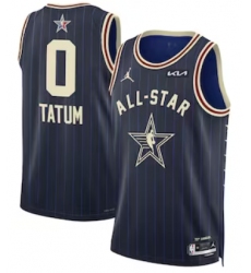 Men's Unisex Jayson #0 Tatum Jordan Brand Navy 2024 NBA All-Star Game Swingman Jersey