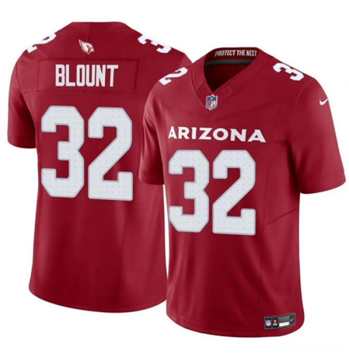 Men's Arizona Cardinals #32 Joey Blount White 2025 F.U.S.E. Vapor Untouchable Limited Football Stitched Jersey