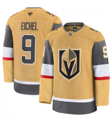 Men's Vegas Golden Knights #9 Jack Eichel Gold 2024-25 Home Stitched Hockey Jersey