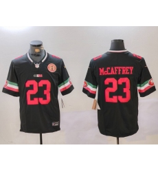 Men's San Francisco 49ers #23 Christian McCaffrey Black F.U.S.E. Mexico With Gate Bridge Vapor Limited Stitched Football Jerseys Men's San Francisco 49ers #23 Christian McCaffrey Black F.U.S.E. Mexico With Gate Bridge Vapor Limited Stitched Football Jerseys