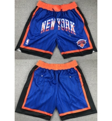 Men's New York Knicks Royal City Edition Shorts