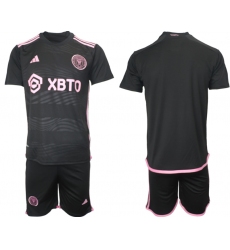 Men's Inter Miami CF Blank Black 2023-24 Away Soccer Jersey