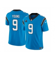 Men's Nike Carolina Panthers #9 Bryce Young Blue 2023 F.U.S.E. 1-Star C Vapor Untouchable Football Stitched Jersey