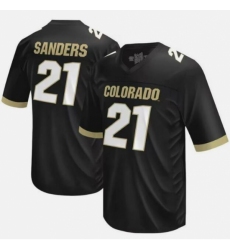 Men's Colorado Buffaloes #21 Shilo Sanders University of Football Jersey