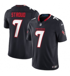 Men's Houston Texans #7 C.J. Stroud Nike Navy Vapor F.U.S.E. Limited Jersey