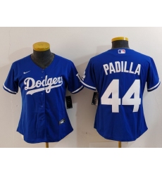 Youth Los Angeles Dodgers #44 Vicente Padilla Blue Cool Base Stitched Jersey