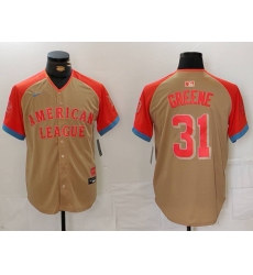 Men's Detroit Tigers #31 Riley Greene Cream 2024 All Star Limited Stitched Jersey