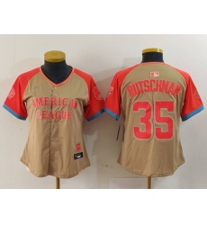 Women's Baltimore Orioles #35 Adley Rutschman Cream 2024 All Star Limited Stitched Jersey