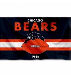 2Pcs WinCraft Bears Throwback Vintage Retro 3x5 Banner Flag