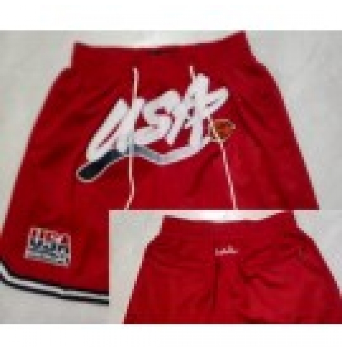 Men's Dream 3 USA Red 1996 Olympic Just Don Shorts