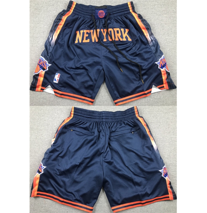 Men's New Yok Knicks Navy Shorts (Run Small)
