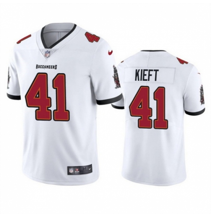 Men's Tampa Bay Buccaneers #41 Ko Kieft White Vapor Untouchable Limited Stitched Jersey