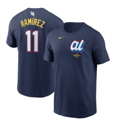 Men's American League #11 José Ramírez Navy 2025 All-Star Edition Name & Number T-Shirt