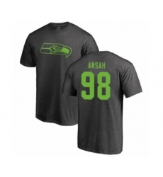 Football Seattle Seahawks #98 Ezekiel Ansah Ash One Color T-Shirt
