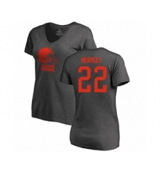 Football Women's Cleveland Browns #22 Eric Murray Ash One Color T-Shirt