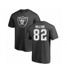 Football Oakland Raiders #82 Luke Willson Ash One Color T-Shirt