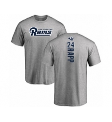 Football Los Angeles Rams #24 Taylor Rapp Ash Backer T-Shirt